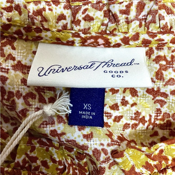 Universal Thread Top Puff Sleeve Prairie Shirt New with Tags Size XS - Picture 11 of 15